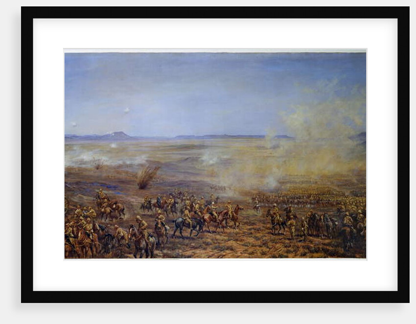 The Advance of French Cavalry Brigade to Relieve Kimberley, 13 February 1900 by Godfrey Douglas Giles