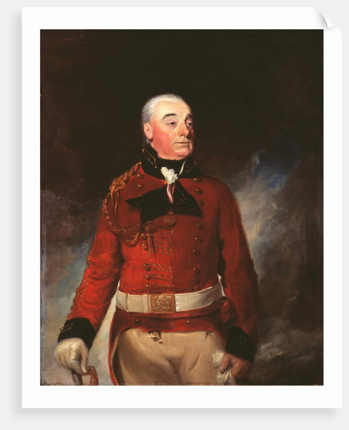 Lieutenant-General Thomas Scott, Army Staff, 1817 by William Nicholson