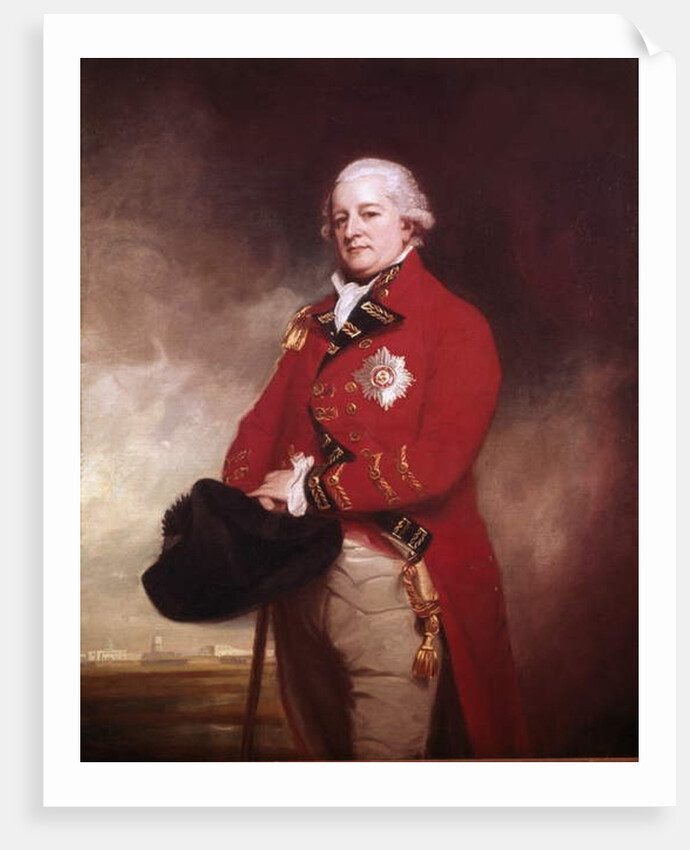 Major-General Sir Archibald Campbell of Inverneil and Ross KB, Governor and Commander-in-Chief, Madras, 1790 by George Romney