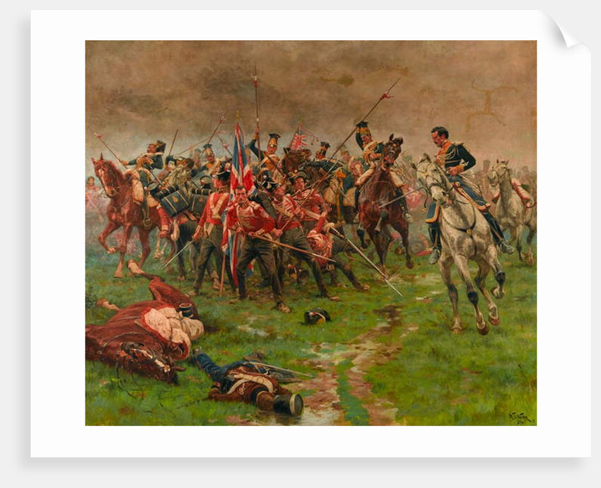 The Flag. Albuhera, May 16, 1811 by William Barnes Wollen