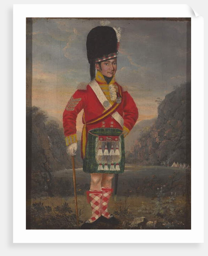 Sergeant, 92nd Highlanders, 1816 circa by Unknown Artist