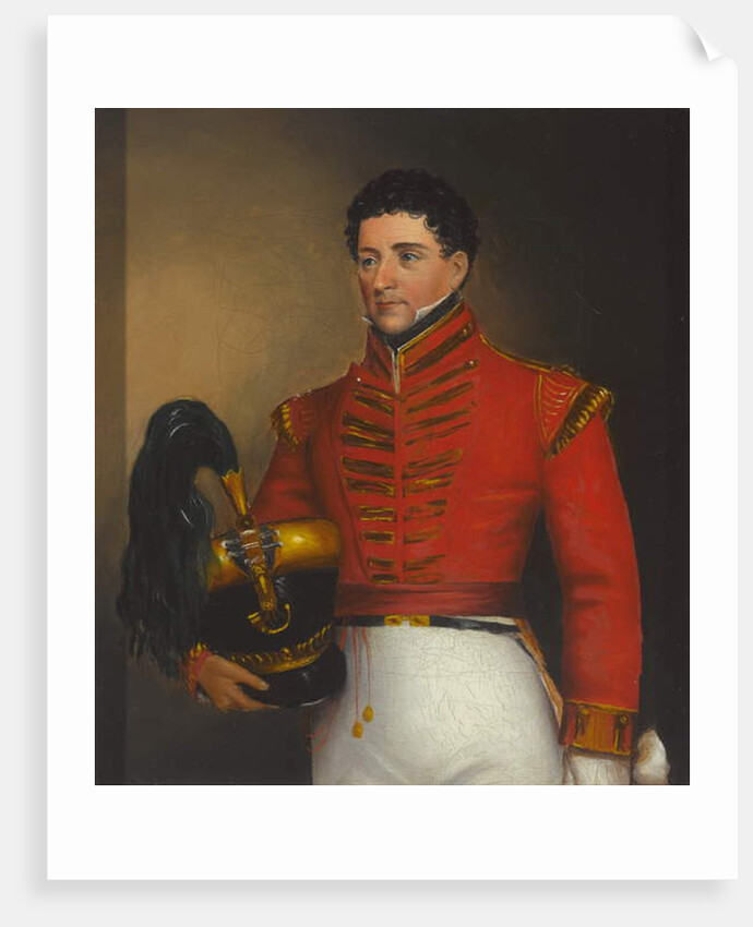 Captain Charles de Beauvoir Chepmell, 53rd Regiment of Foot, 1829 circa by Unknown Artist