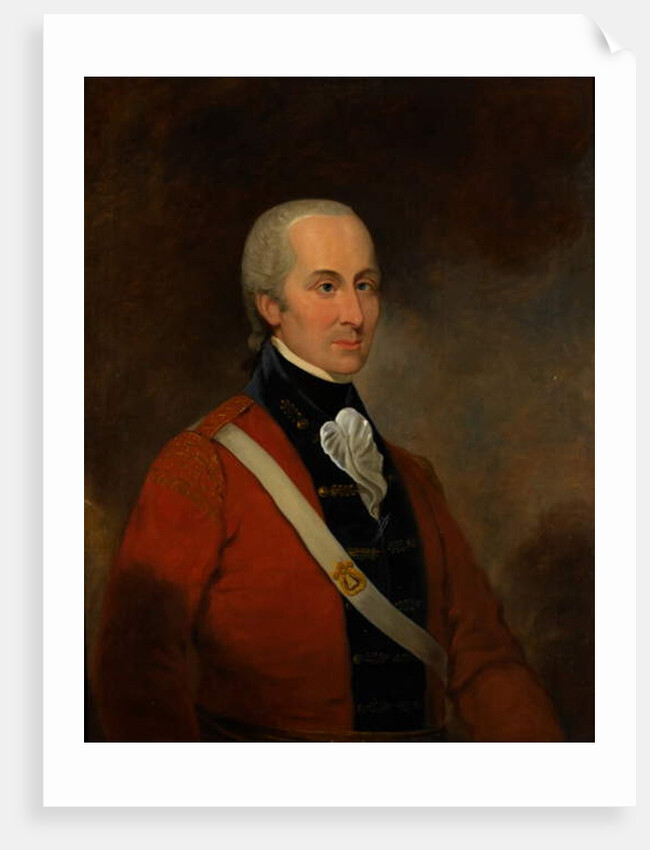 Captain Gustavus Nicolls, 1st Battalion, 1st Regiment of Foot, 1780 circa by Unknown artist