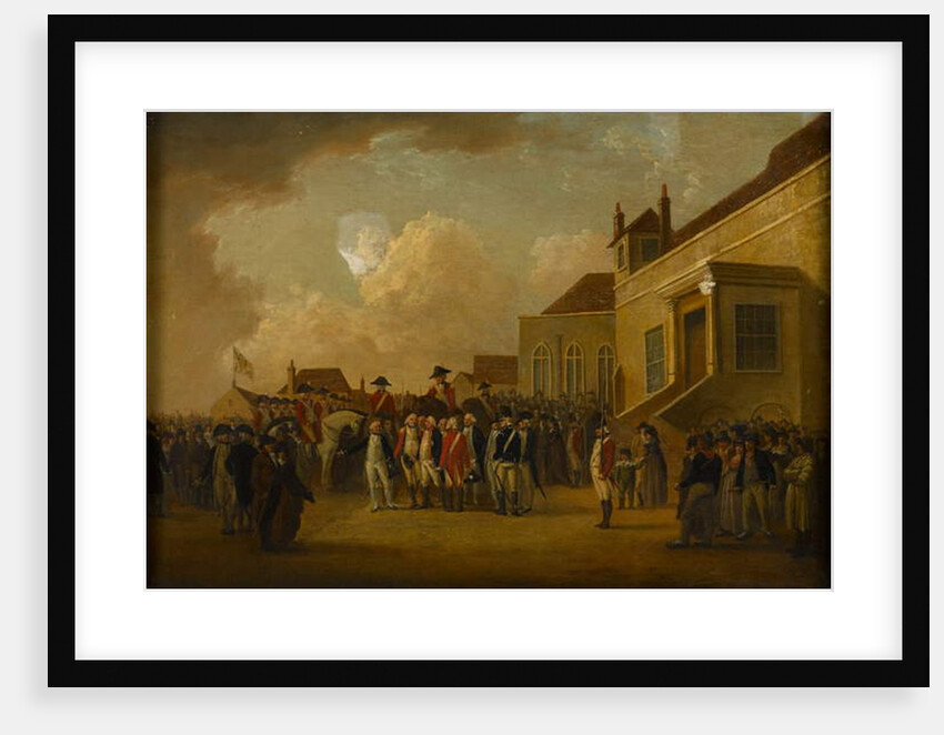 Frederick Augustus, Duke of York, reviewing troops in Flanders, 1794 circa by William Anderson