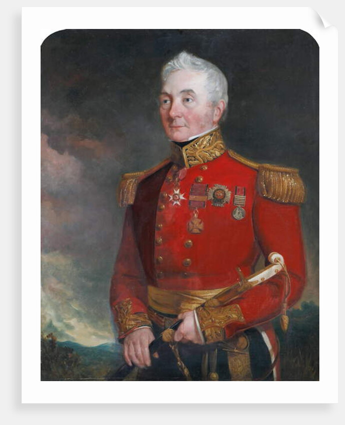 Colonel Sir James Archibald Hope, in general officer''s dress uniform, 1835 circa by Unknown Artist