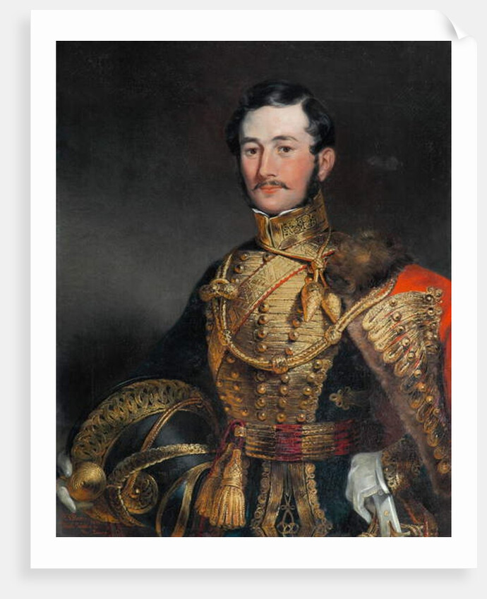 Captain F Farquharson of Eastbury, Dorset, 7th Hussars, 1836 by Edmund Thomas Parris