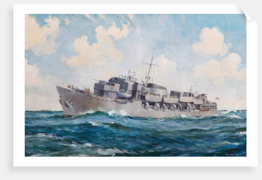 HMS Queen Emma, Commando assault ship, 1941 by Brian Joseph Mullen
