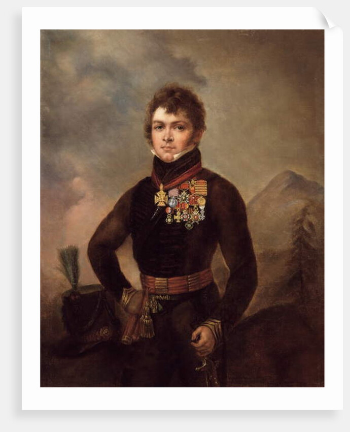 Major Sir John Scott Lillie, 7th Cacadores, Portuguese Army, 1820 circa by Unknown Artist