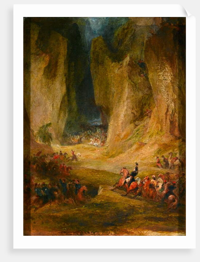 Trukkee, 28th February 1845, an incident during Sir Charles Napiers Hill campaign in Baluchistan, 1845 by English School