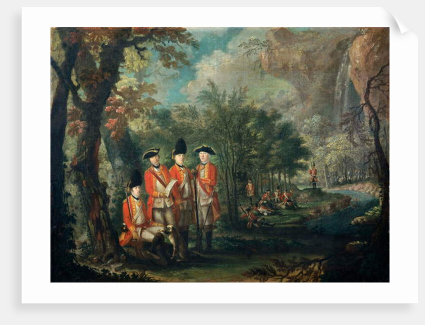 The 25th Regiment of Foot in Minorca, c.1771 by Giuseppe Chiesa