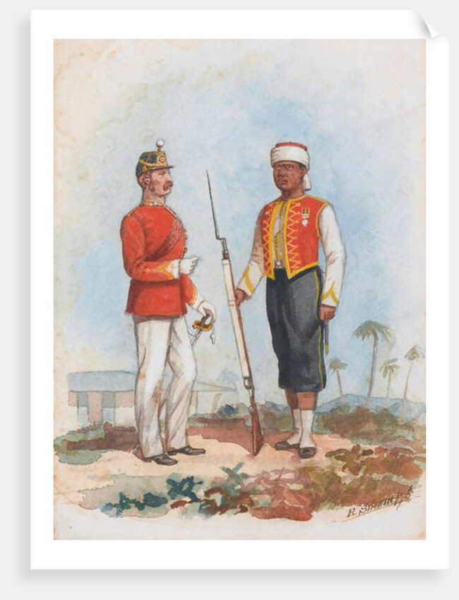 Infantry, West India Regiment, 1876 by Richard Simkin