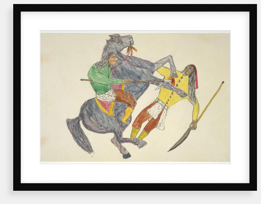 Attack on horseback by Frederick Gokliz