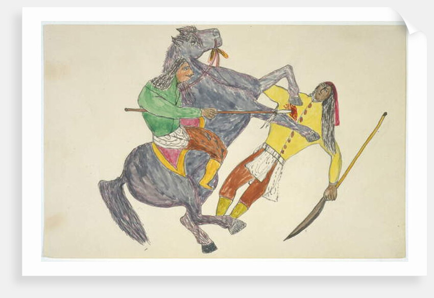 Attack on horseback by Frederick Gokliz