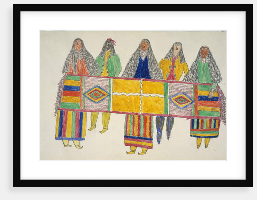 Group presents blanket by Frederick Gokliz