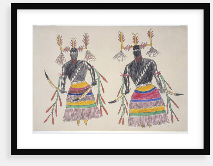 Two men in costume by Frederick Gokliz