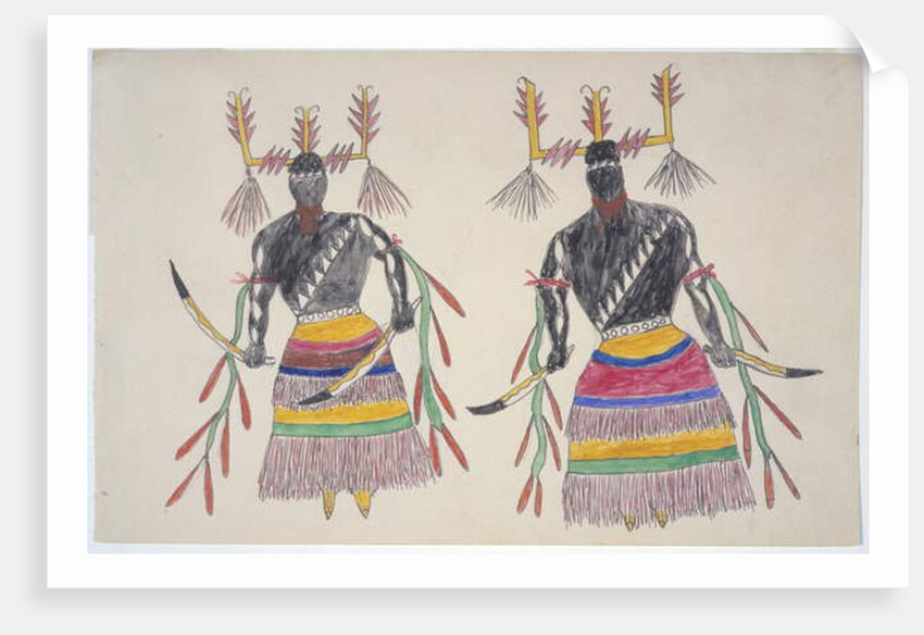 Two men in costume by Frederick Gokliz