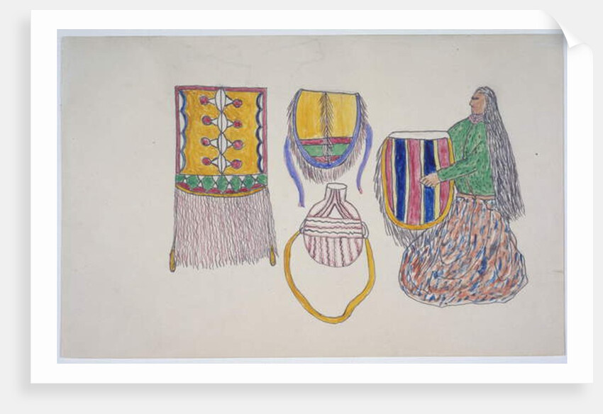 Woman with wares by Frederick Gokliz