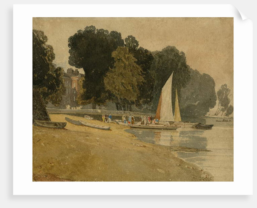 Cheyne Walk, London, c.1809-10 by John Sell Cotman