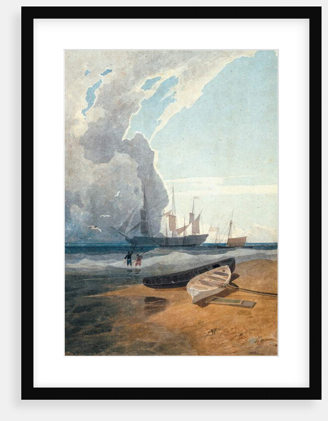 The Mars, Riding at Anchor off Cromer, c.1807 by John Sell Cotman