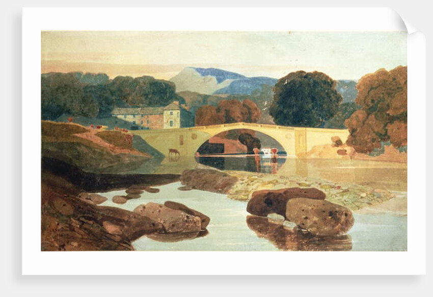 Greta Bridge, Yorkshire, 1810 by John Sell Cotman