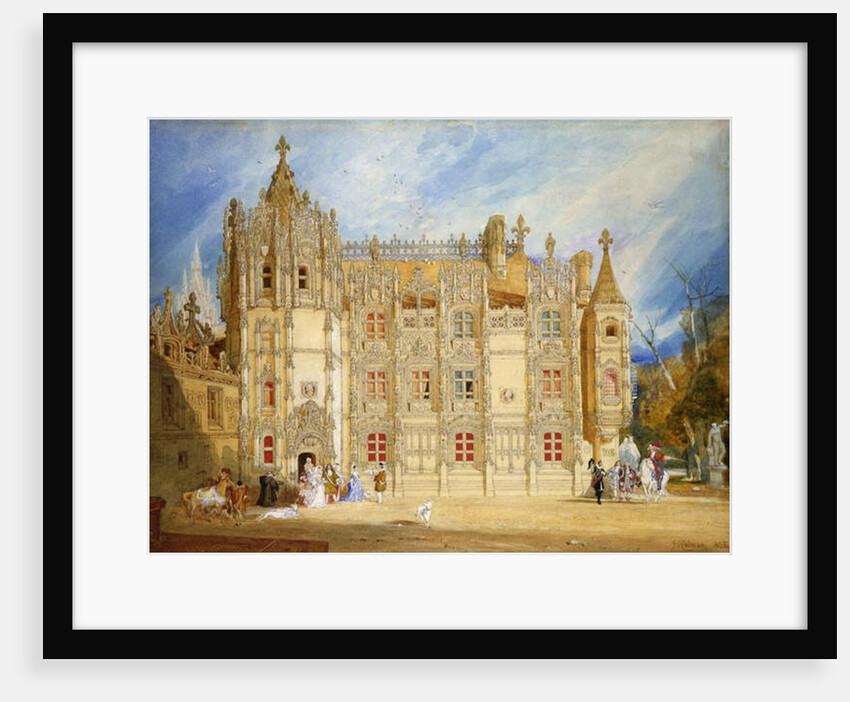Abbatial House at the Abbey of St. Ouen at Rouen, 1826 by John Sell Cotman