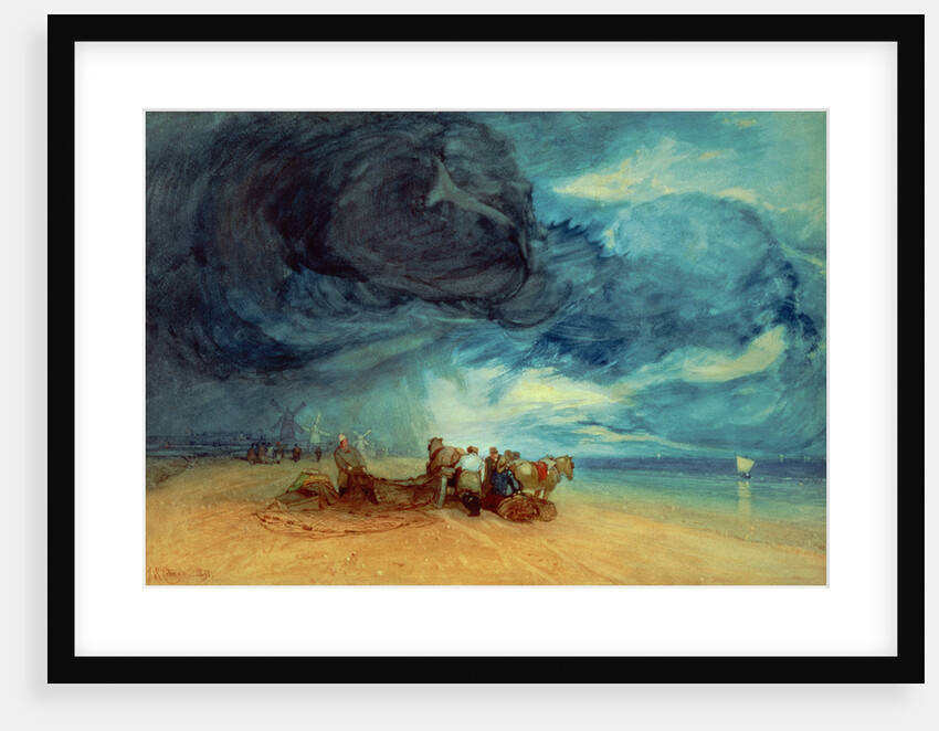 Storm on Yarmouth Beach, 1831 by John Sell Cotman
