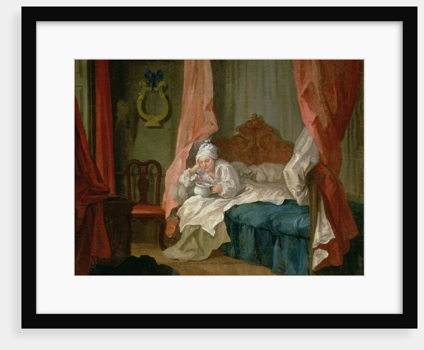 Francis Matthew Schutz in his Bed, c.1755-60 by William Hogarth