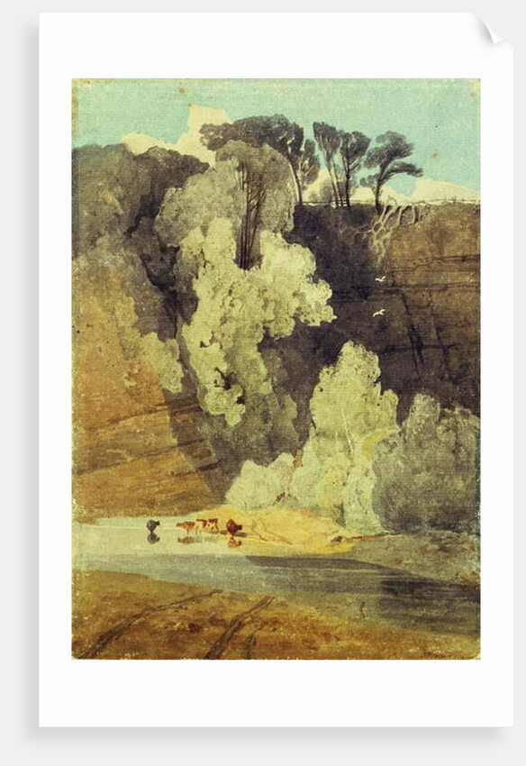 On the River Greta, Yorkshire by John Sell Cotman