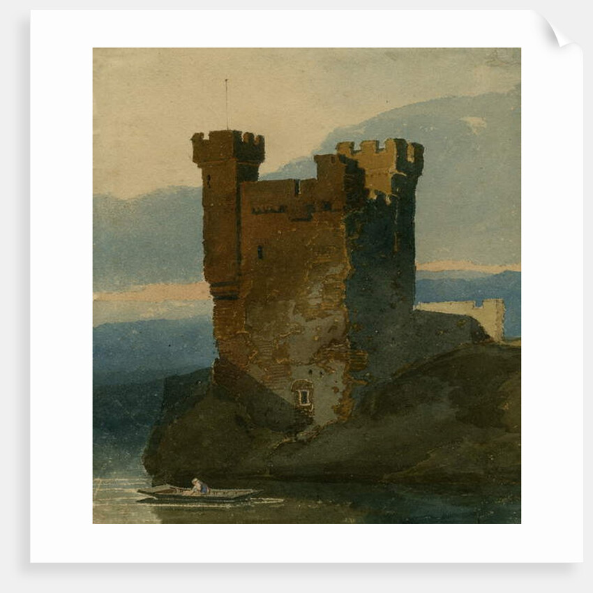 Castle by Water by John Sell Cotman