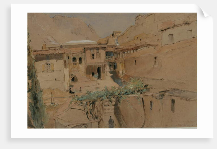 Interior of a Convent, Mount Sinai, 1841 by Edward Thomas Daniell