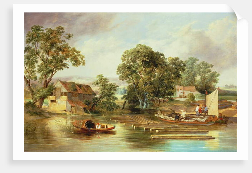 Taverham Paper Mill, Norfolk, 1839 by Alfred Priest
