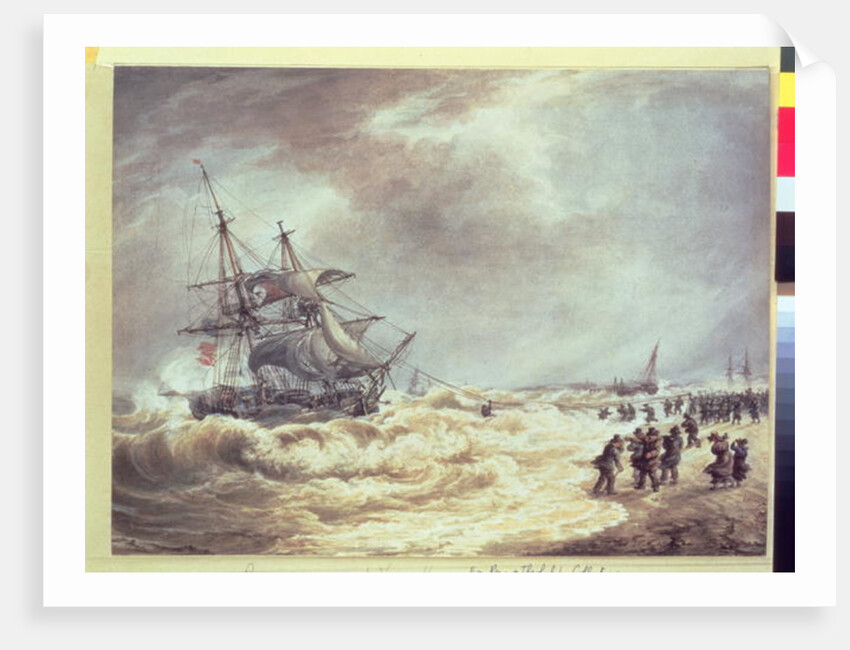 Rescue of a Crew at Gorleston by John Cantiloe Joy