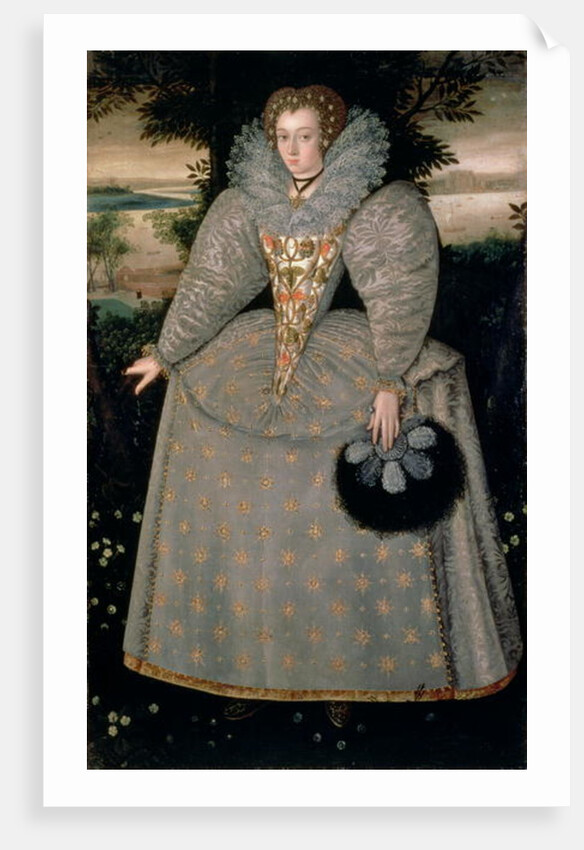 Portrait of Elizabeth Buxton c.1588-90 by Robert