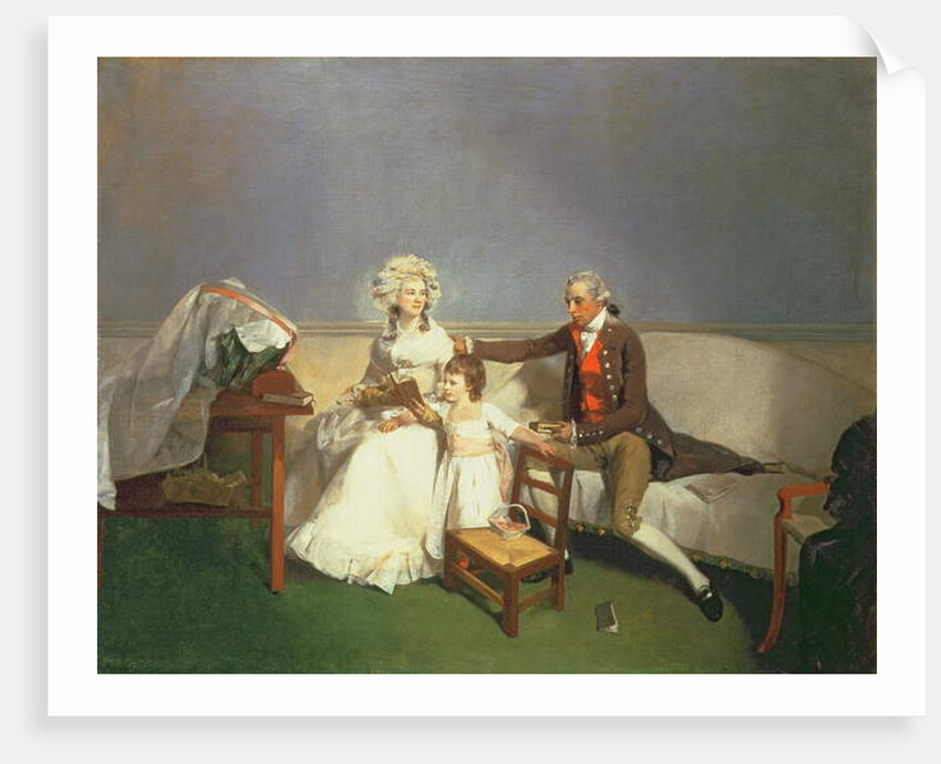 Sir Robert and Lady Buxton and their Daughter Anne, c.1786 by Henry Walton
