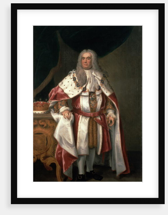 Portrait of Sir Robert Walpole Earl of Orford, 1743 by John Theodore Heins