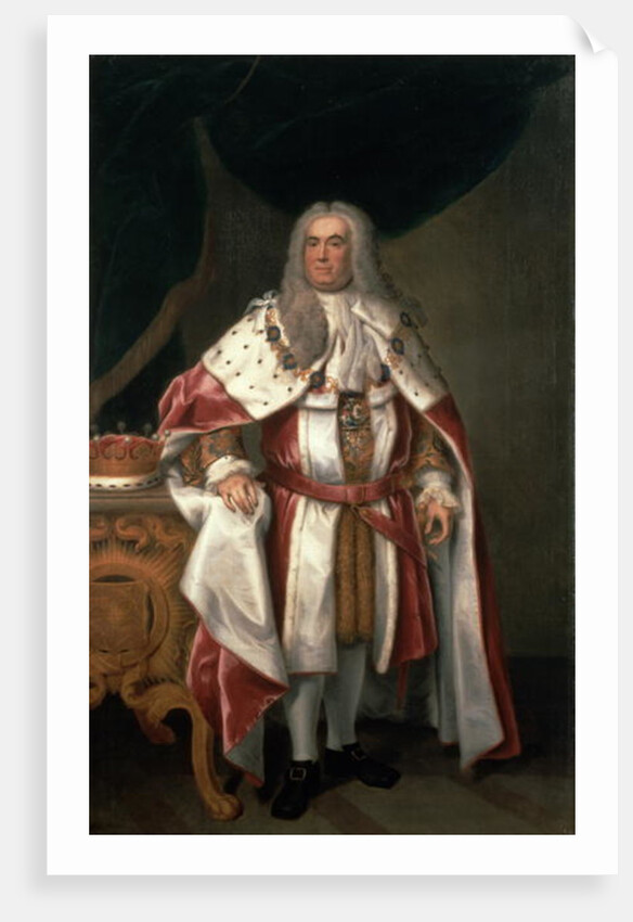 Portrait of Sir Robert Walpole Earl of Orford, 1743 by John Theodore Heins