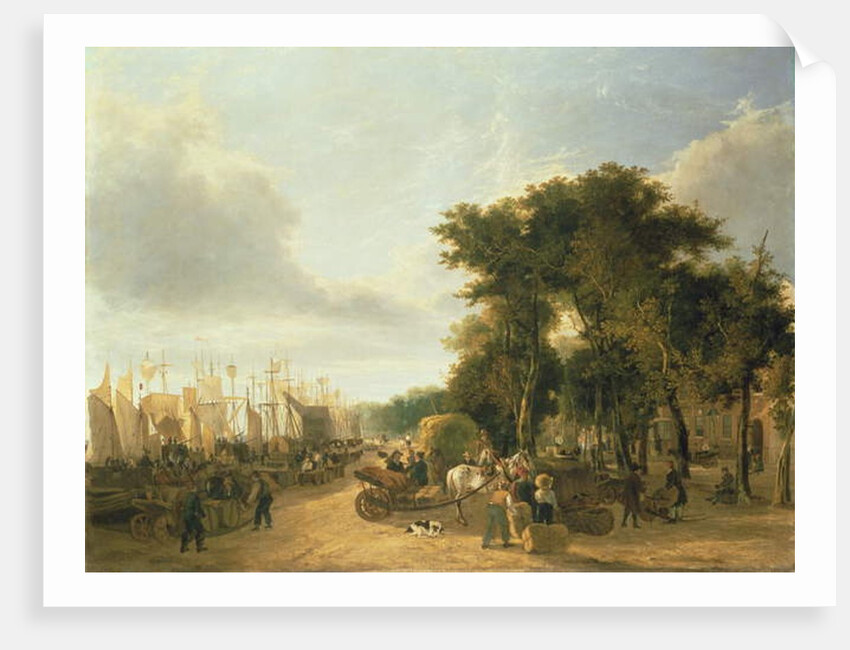 Yarmouth Quay, 1823 by George Vincent