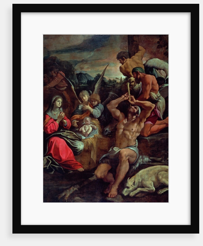 The Adoration of the Shepherds by Lorenzo Garbieri