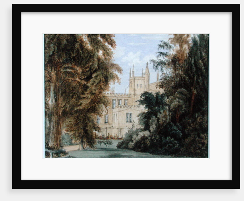 The Garden Quadrangle at New College, Oxford, 1877 by William Turner