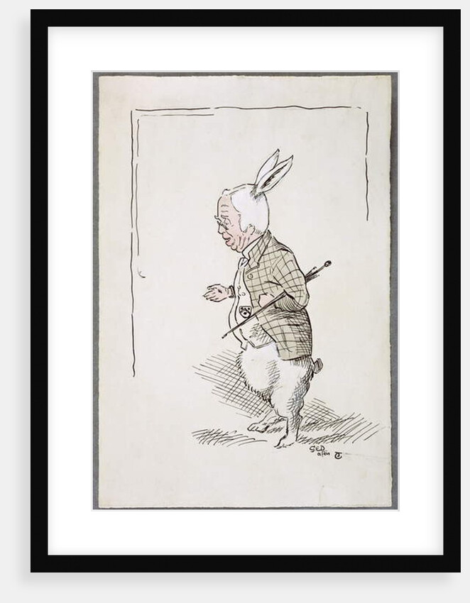 William Archibald Spooner as the White Rabbit by John Tenniel