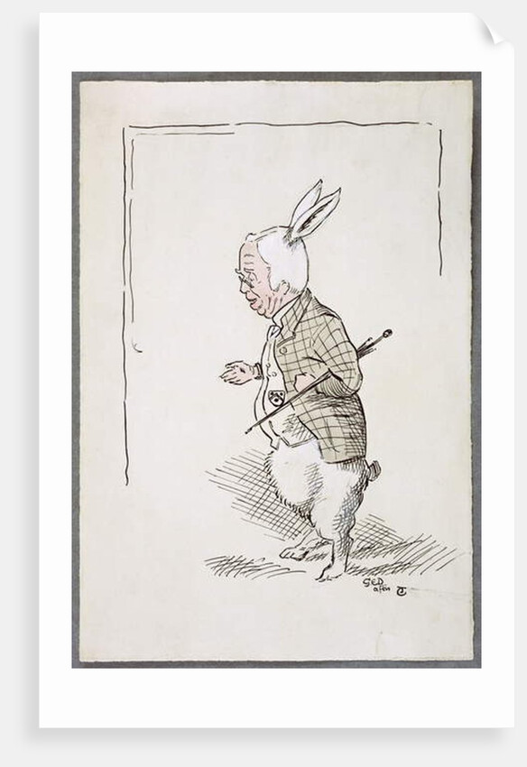 William Archibald Spooner as the White Rabbit by John Tenniel