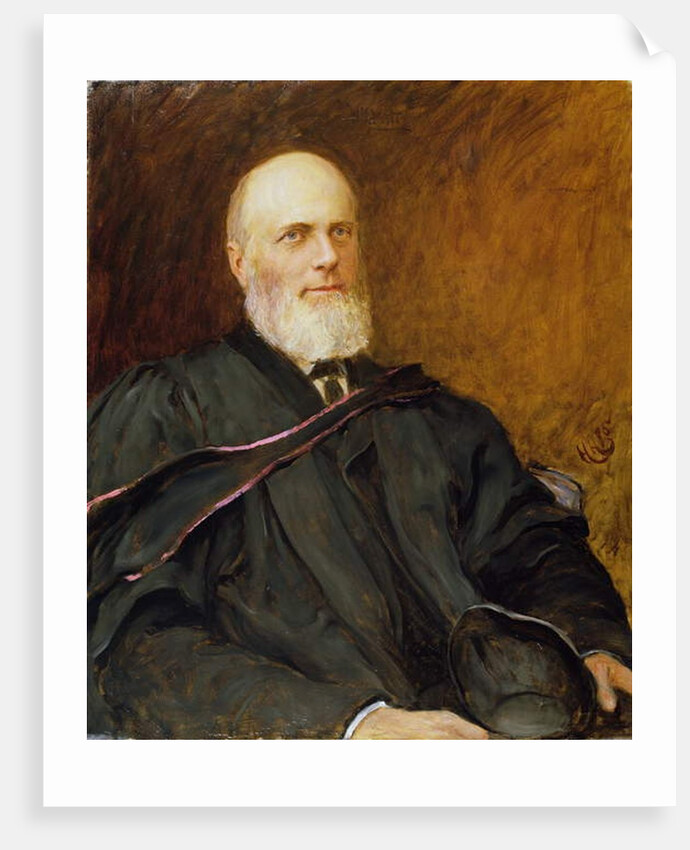 Alfred Robinson, Bursar of New College by Hubert von Herkomer