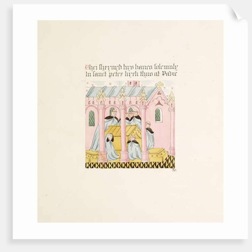 Ms. New Coll 380, f29r. The antiquities of the Cathedral Church of Saint Mary, Carlisle, drawn by Robert Carlile, 1795 by Robert Carlile