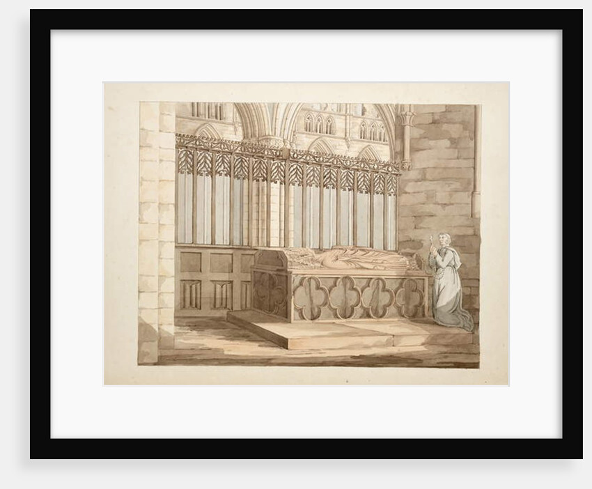 Ms. New Coll 380, f7r. The antiquities of the Cathedral Church of Saint Mary, Carlisle, drawn by Robert Carlile, 1795 by Robert Carlile