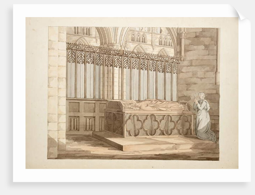 Ms. New Coll 380, f7r. The antiquities of the Cathedral Church of Saint Mary, Carlisle, drawn by Robert Carlile, 1795 by Robert Carlile