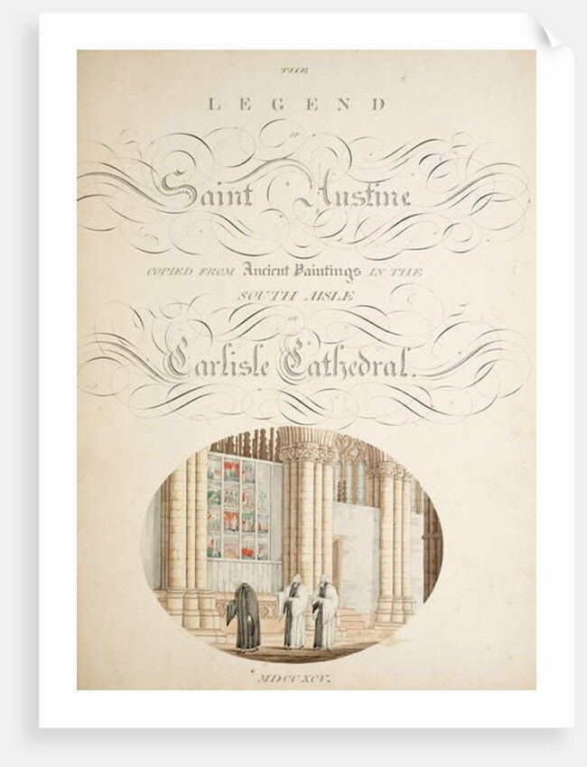 Ms. New Coll 380, f9r. The antiquities of the Cathedral Church of Saint Mary, Carlisle, drawn by Robert Carlile, 1795 by Robert Carlile