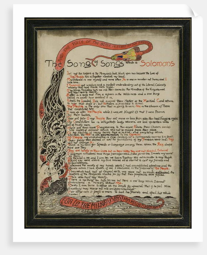 The Song of Songs which is Solomon's, 8th September 1907 by Joseph Rudyard Kipling
