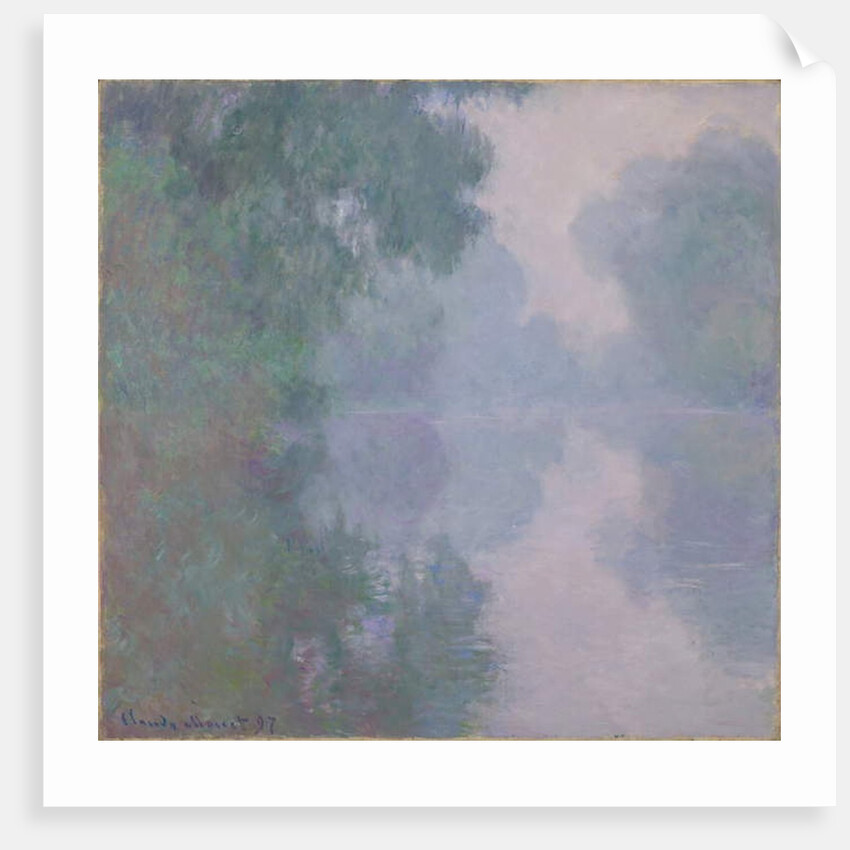 The Seine at Giverny, Morning Mists, 1897 by Claude Monet