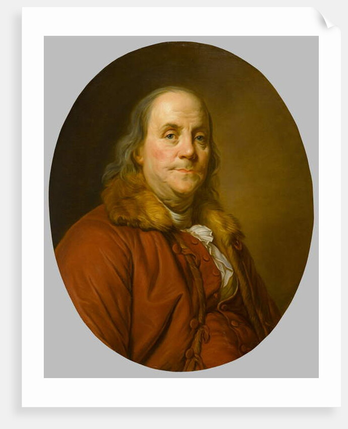 Benjamin Franklin, c.1779 by Joseph Siffred Duplessis