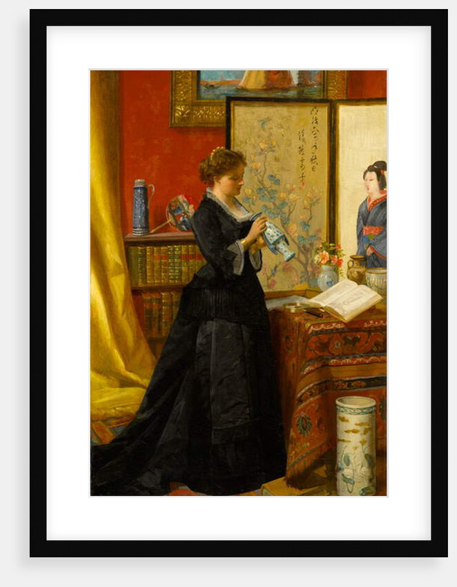 The Porcelain Collector, 1868 by Alfred Emile Stevens